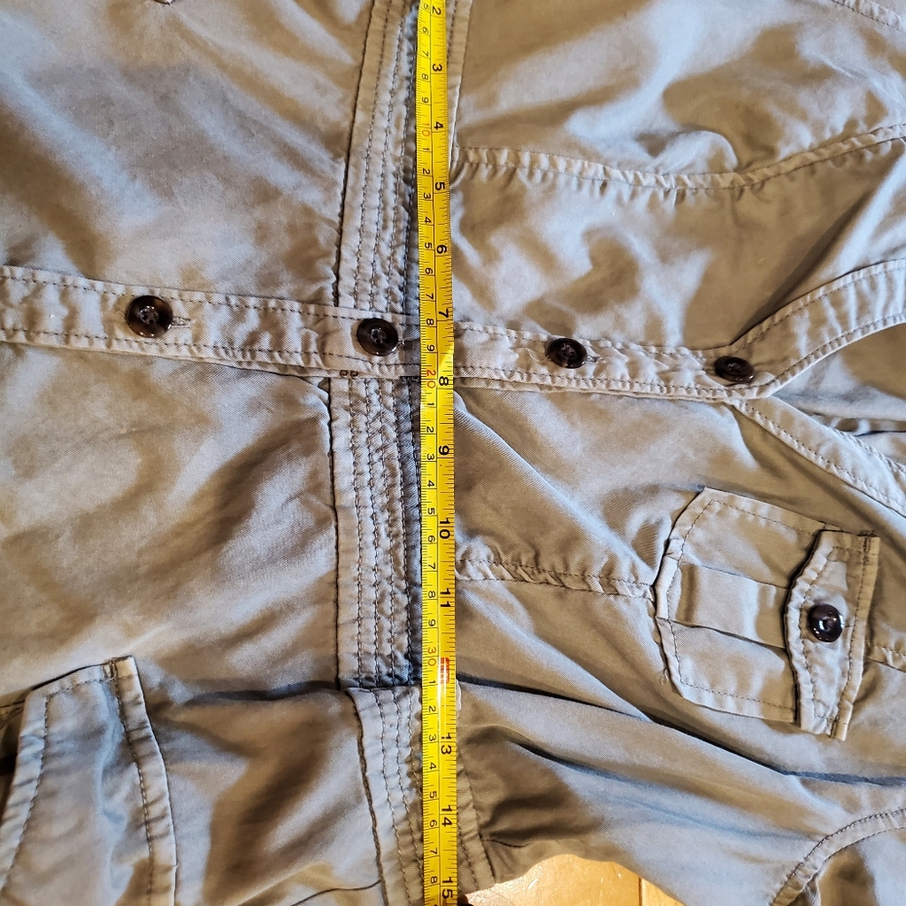 Maeve Olive Green Button-Down Dress - Picture 3 of 5